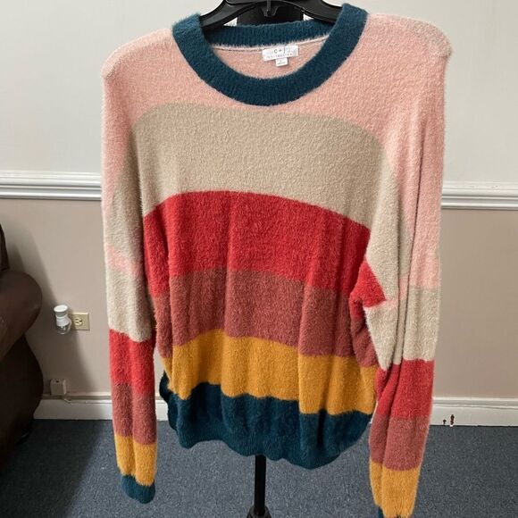 C + j Collection Stripe Sweater - Picture 1 of 4